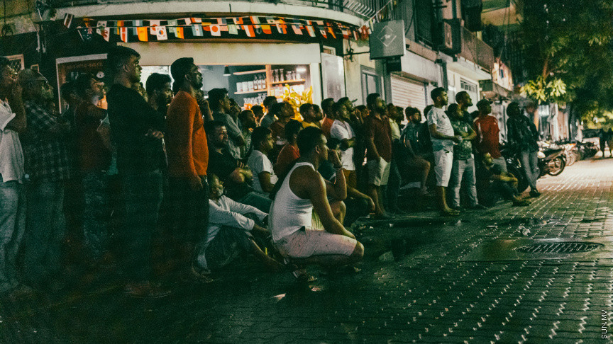 މާލޭގައި ވޯރލްޑް ކަޕްގެ ފޯރި --- ސަންފޮޓޯ/ ނާއިލް ހުސައިން