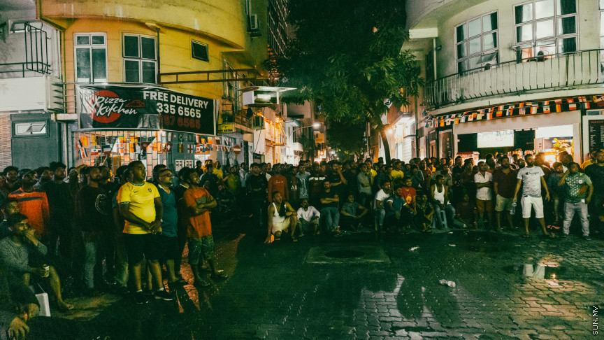 މާލޭގައި ވޯރލްޑް ކަޕްގެ ފޯރި --- ސަންފޮޓޯ/ ނާއިލް ހުސައިން