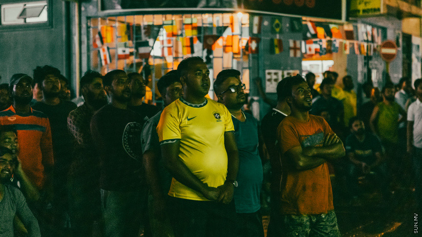 މާލޭގައި ވޯރލްޑް ކަޕްގެ ފޯރި --- ސަންފޮޓޯ/ ނާއިލް ހުސައިން