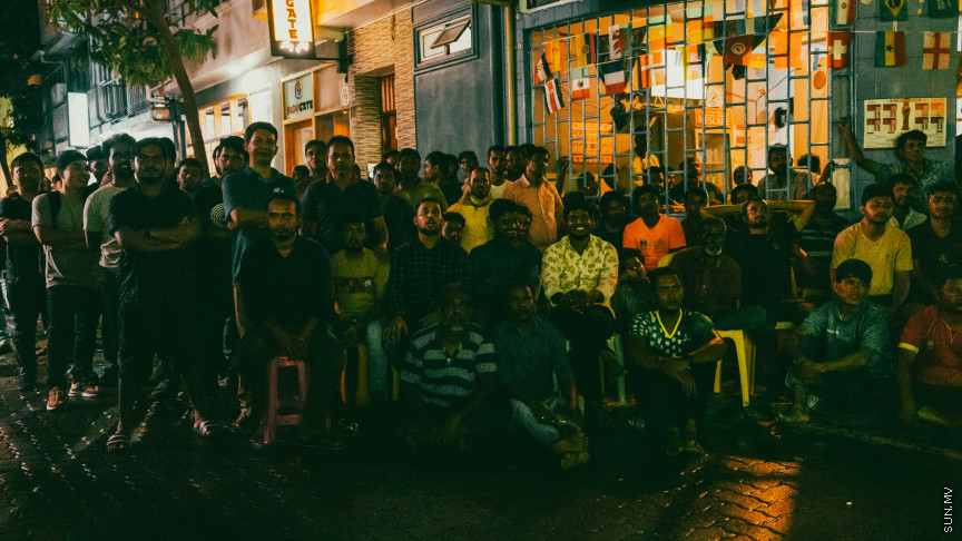 މާލޭގައި ވޯރލްޑް ކަޕްގެ ފޯރި --- ސަންފޮޓޯ/ ނާއިލް ހުސައިން