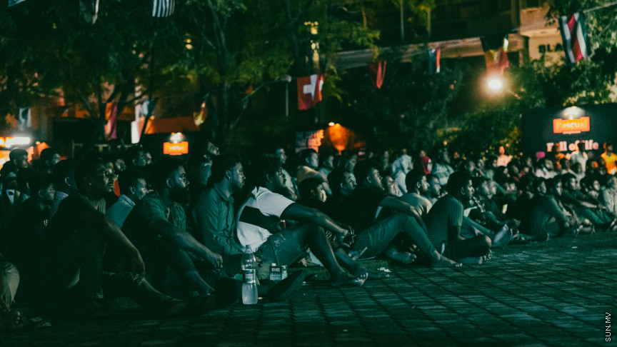 މާލޭގައި ވޯރލްޑް ކަޕްގެ ފޯރި --- ސަންފޮޓޯ/ ނާއިލް ހުސައިން