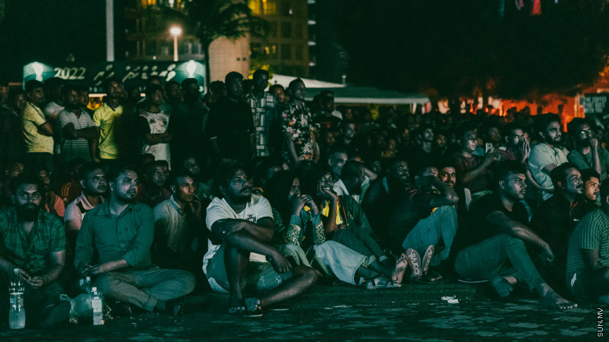 މާލޭގައި ވޯރލްޑް ކަޕްގެ ފޯރި --- ސަންފޮޓޯ/ ނާއިލް ހުސައިން