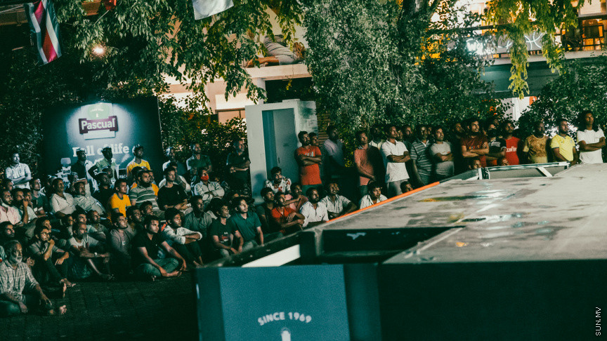 މާލޭގައި ވޯރލްޑް ކަޕްގެ ފޯރި --- ސަންފޮޓޯ/ ނާއިލް ހުސައިން