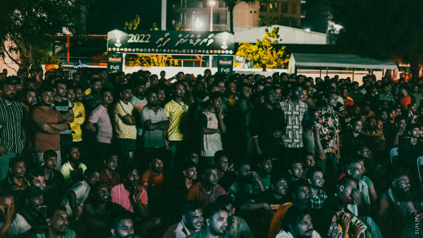 މާލޭގައި ވޯރލްޑް ކަޕްގެ ފޯރި --- ސަންފޮޓޯ/ ނާއިލް ހުސައިން