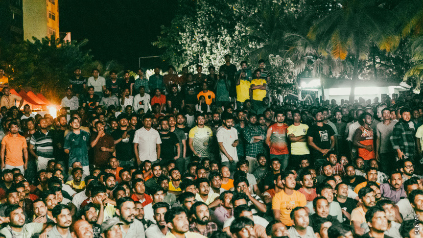 މާލޭގައި ވޯރލްޑް ކަޕްގެ ފޯރި --- ސަންފޮޓޯ/ ނާއިލް ހުސައިން