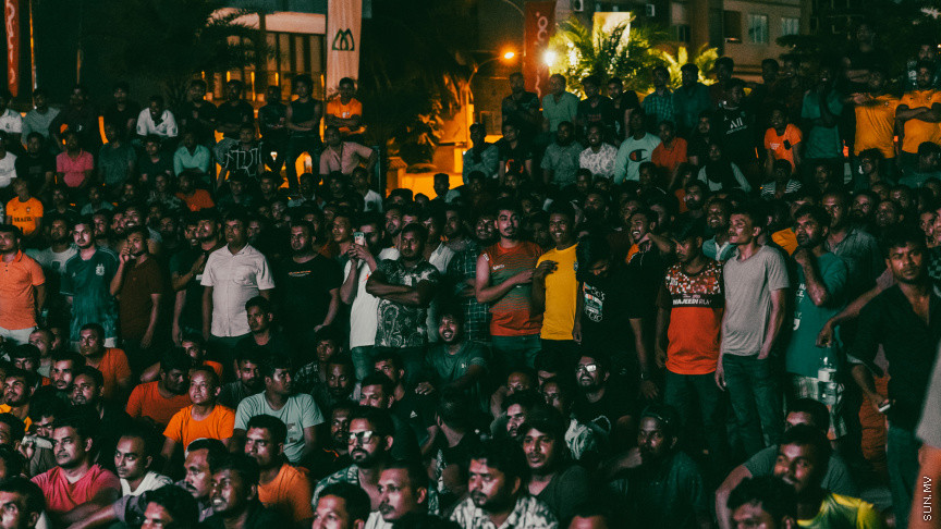 މާލޭގައި ވޯރލްޑް ކަޕްގެ ފޯރި --- ސަންފޮޓޯ/ ނާއިލް ހުސައިން