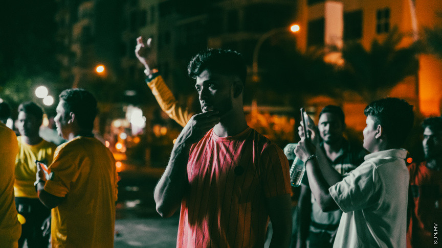 މާލޭގައި ވޯރލްޑް ކަޕްގެ ފޯރި --- ސަންފޮޓޯ/ ނާއިލް ހުސައިން