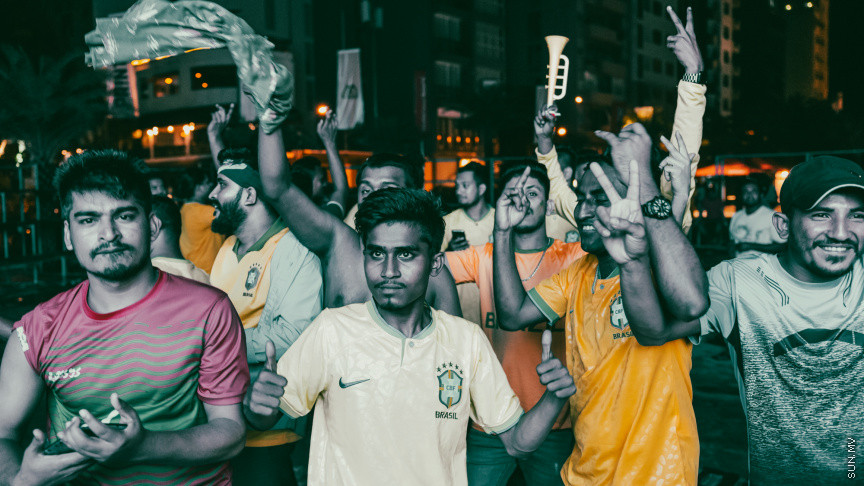 މާލޭގައި ވޯރލްޑް ކަޕްގެ ފޯރި --- ސަންފޮޓޯ/ ނާއިލް ހުސައިން