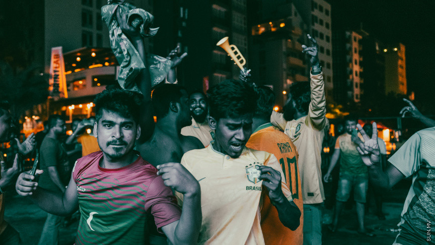 މާލޭގައި ވޯރލްޑް ކަޕްގެ ފޯރި --- ސަންފޮޓޯ/ ނާއިލް ހުސައިން