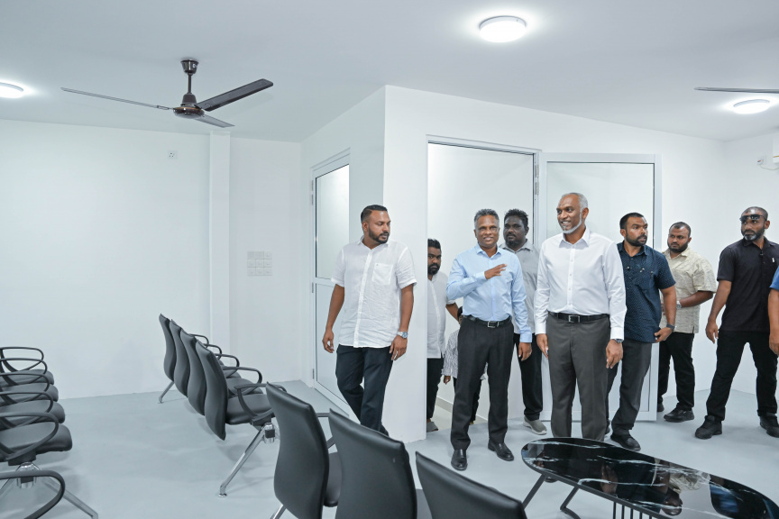 ރައީސް އާސަހަރާ ހުޅުއްވައިދެއްވުން: އާސަހަރާގެ މަސައްކަތަށް 11.6 މިލިއަން ރުފިޔާ ހޭދަކޮށްފައިވޭ -- ފޮޓޯ/ ރައީސް އޮފީސް  