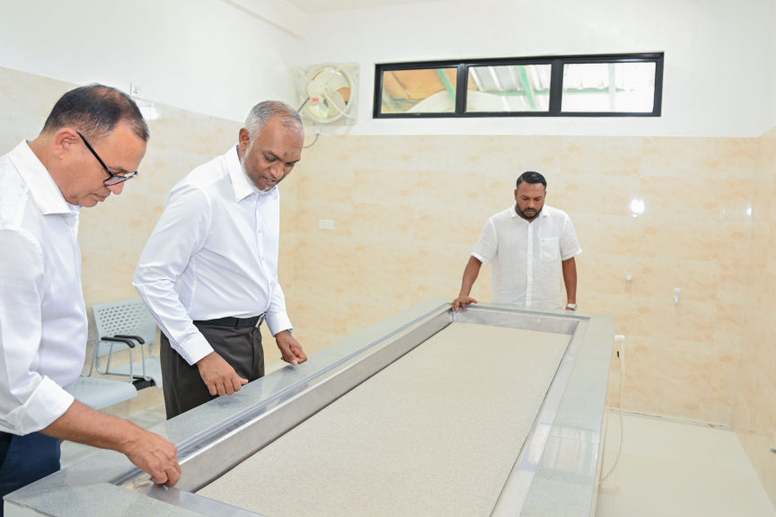 ރައީސް އާސަހަރާ ހުޅުއްވައިދެއްވުން: އާސަހަރާގެހިނަވާގޭގައި ވެސް ވަނީ، ޖާގަ ތަނަވަސް، ހިނެވުމަށް ޚާއްޞަ ތިން ތަނެއް ތަރައްގީކޮށްފައި -- ފޮޓޯ/ ރައީސް އޮފީސް  