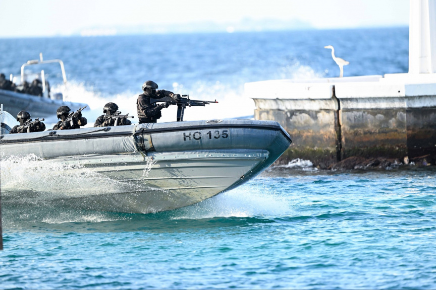 ނަސްރުގެ ދުވަހުގެ މުނާސަބަތުގައި ސިފައިން ބޭއްވި ހަރަކާތްތަކުގެ ތެރެއިން -- ފޮޓޯ/ މަޖިލިސް