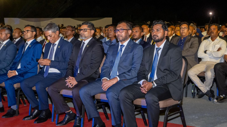 ހަނިމާދޫ އެއާޕޯޓް ހުޅުވުމުގެ ރަސްމިއްޔާތުގެ ތެރެއިން -- ފޮޓޯ/ އެމްއޭސީއެލް 