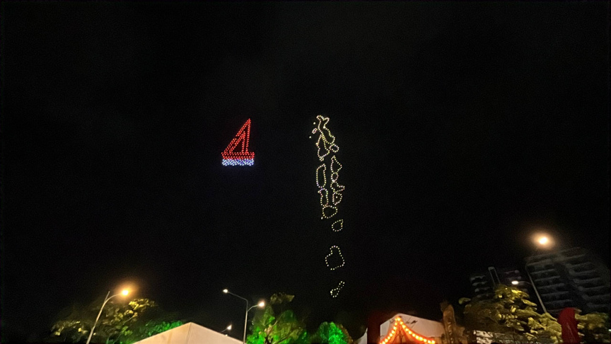 އައު އަހަރަށް މަރުހަބާ ކިޔުމަށް ބޭއްވި ޑްރޯން ޝޯގެ ތެރެއިން: ގިނަ ބައެއްގެ ބޮޑު ތަރުހީބެއް ޑްރޯން ޝޯއަށް ވަނީ ލިބިފައި -- ސަން ފޮޓޯ/ މޫސާ ނަދީމް