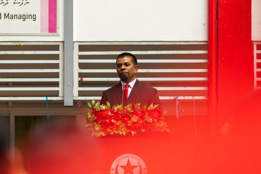 10 މެއި 2026: އިސްކަންދަރު ސްކޫލަށް 65 އަހަރު ފުރުން މިއަދު ފާހަގަ ކޮށްފި: އެ ޚާއްސަ މުނާސަބަތު ފާހަގަ ކުރުމަށް އެ ސްކޫލުގައި މިއަދު ވަނީ ޚާއްސަ އެސެމްބްލީއެއް ބާއްވާފައި-- ސަން ފޮޓޯ: ޝާތިއު އަބްދުالله