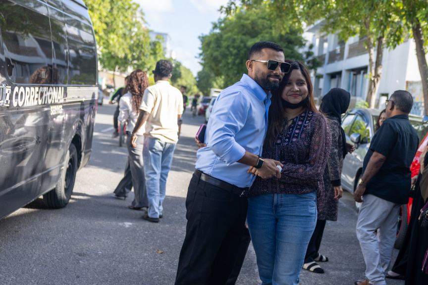 ހުކުމްކުރުމުގެ އަޑުއެހުމުގެ ކުރިން ޝައްމާން: އޭނާ ވަނީ ސަރުކާރަށް ބޮޑެތި ތުހުމަތުތަކެއް ކުރައްވާފައި -- ސަން ފޮޓޯ/ މުހައްމަދު ޝާތިއު އަބްދުﷲ