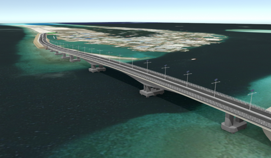 Work on Male'-Thilafushi bridge to begin in 2 weeks | SunOnline  International