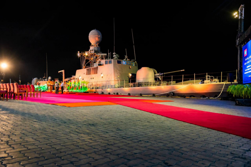 Naval vessel donated by Türkiye handed over