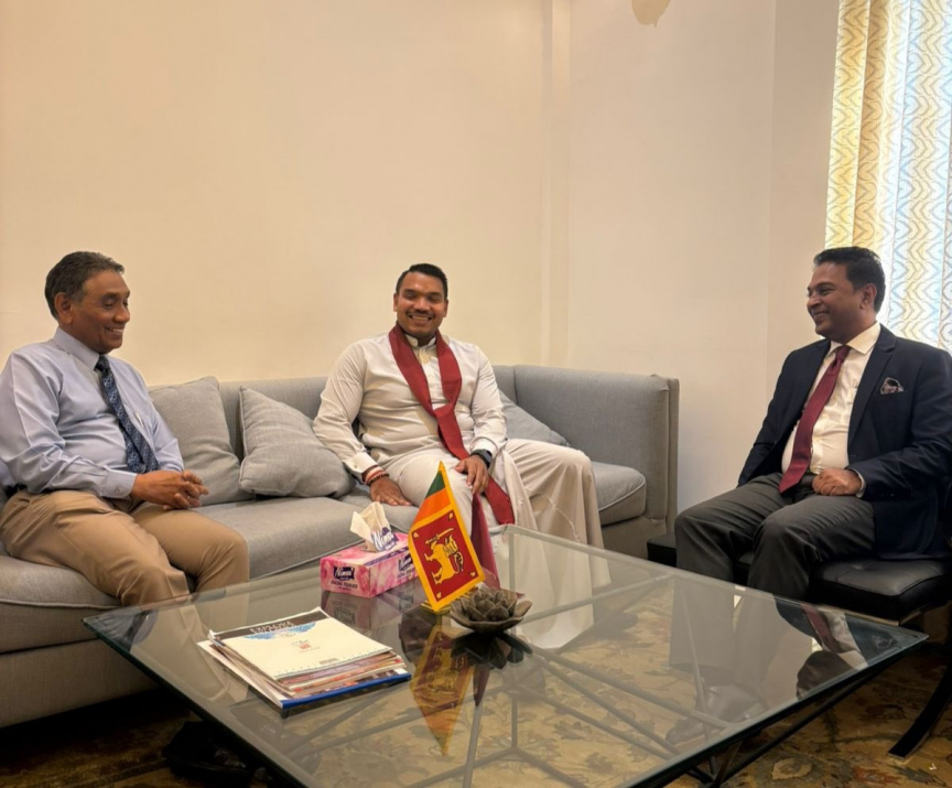 Masood meets Sri Lanka’s opposition figure Namal