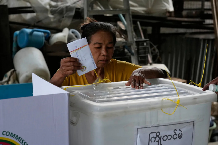 Myanmar holds final round of military-run election