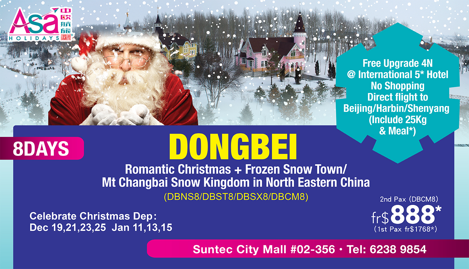 Celebrate Christmas At Dongbei Harbin China With Asa - 