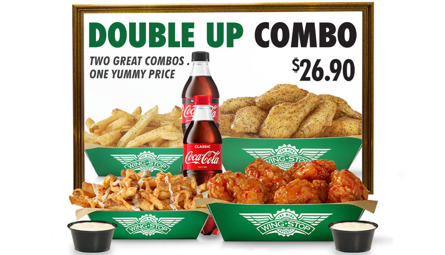 Double Up Combo at Wingstop Suntec City