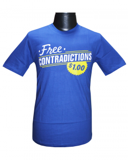 Canopus Men Blue(Free Contradiction) Printed T-Shirt