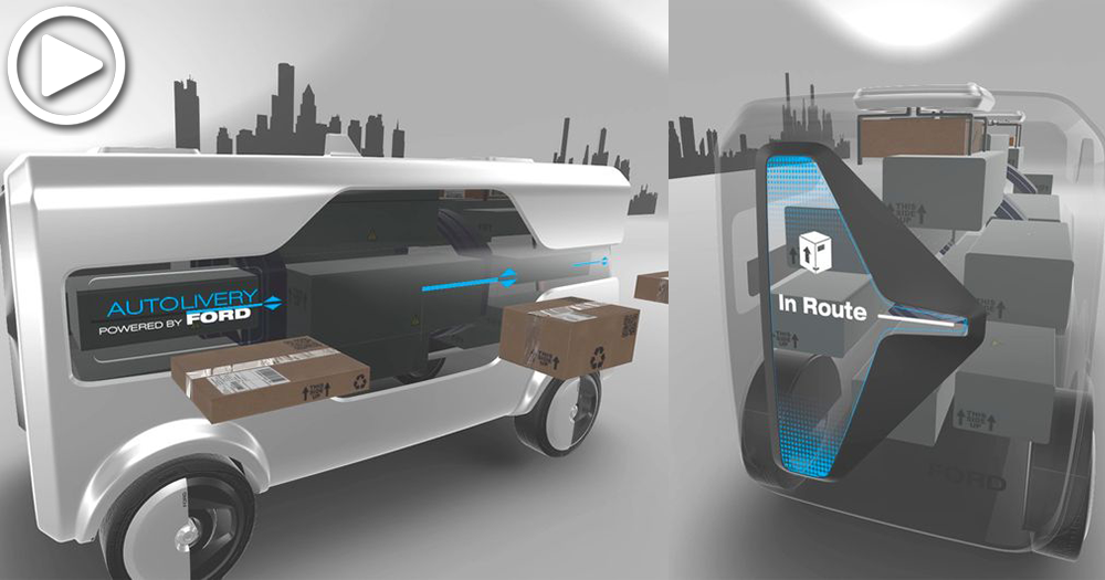 【送貨新世紀】福特推無人機配自動駕駛貨車，盼自動送貨一條龍