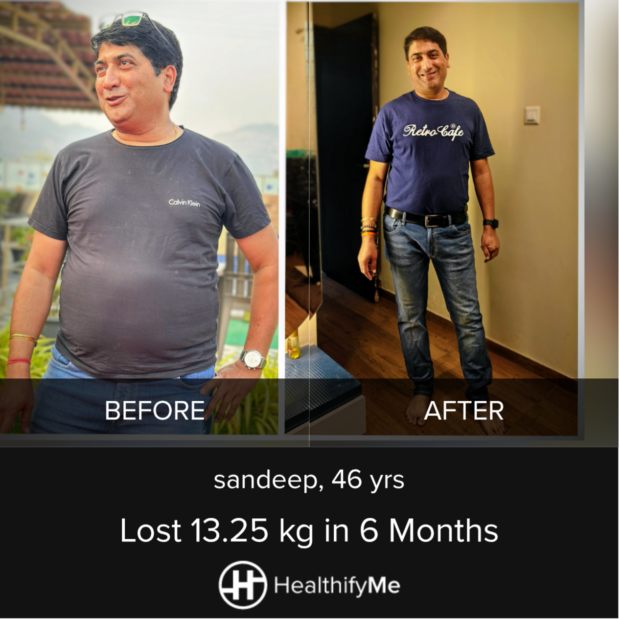 −13.3 kg in 6 months