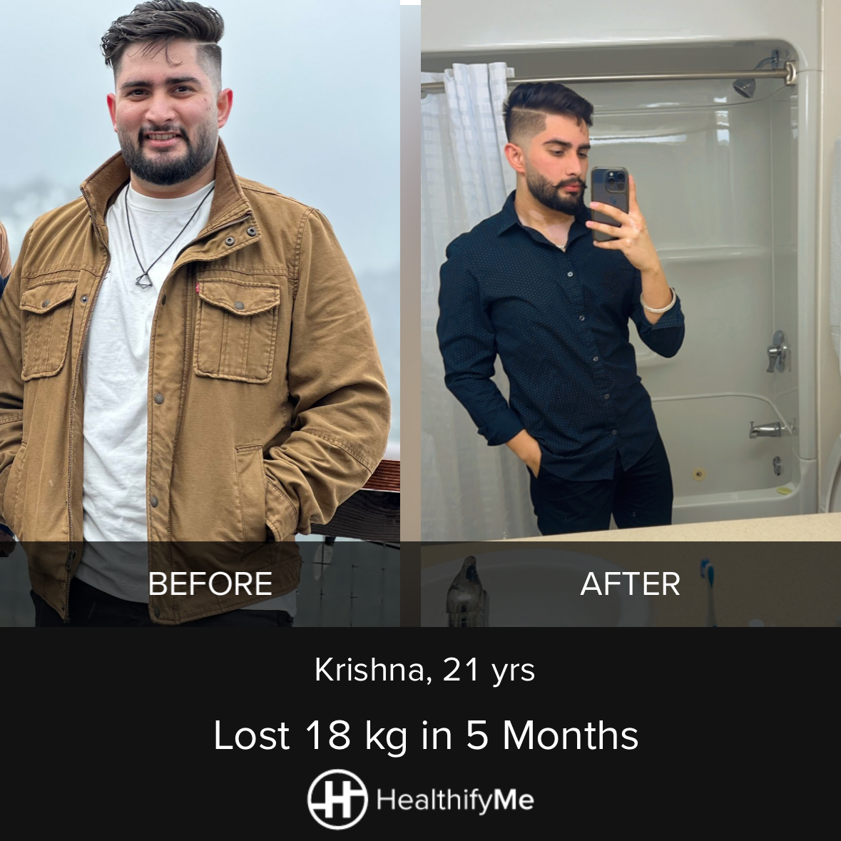 −18 kg in 5 months