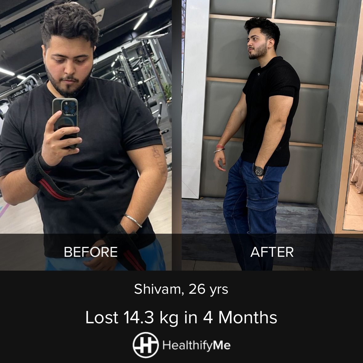 −14.3 kg in 4 months