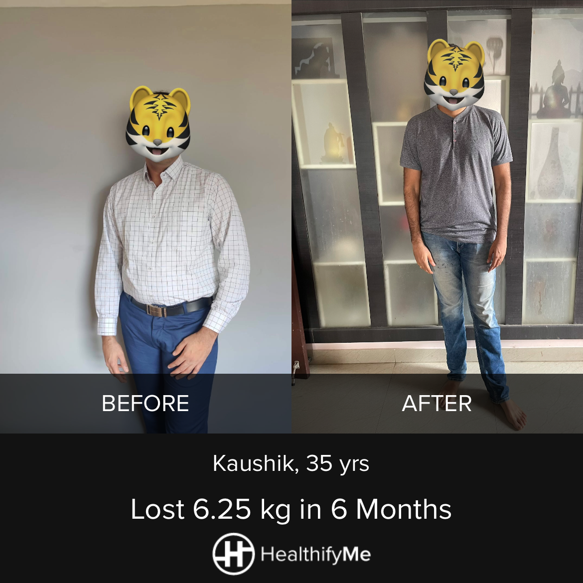 −6.3 kg in 6 months