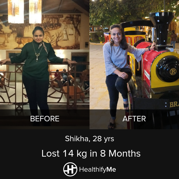 −14 kg in 8 months