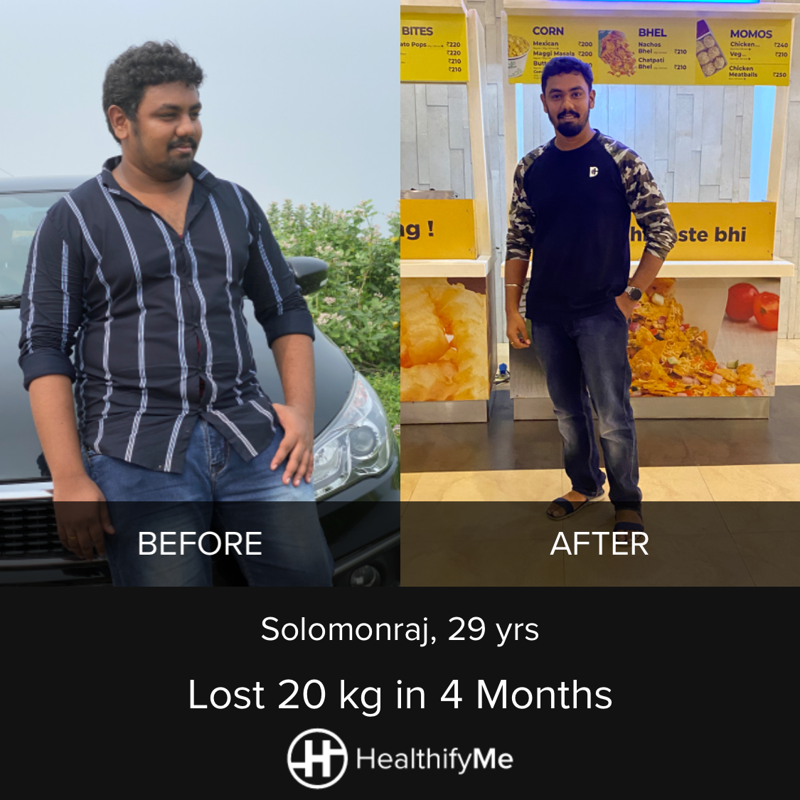 −20 kg in 4 months