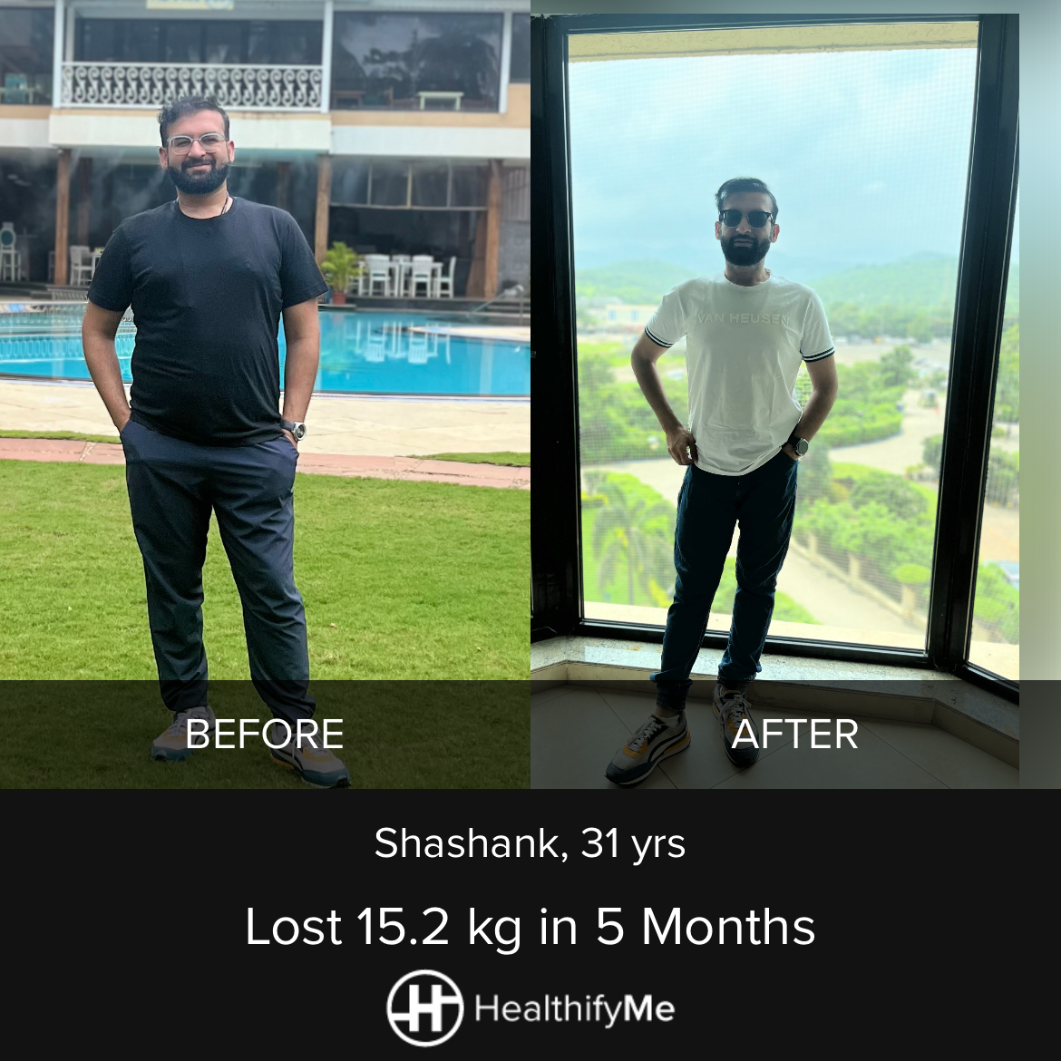 −15.2 kg in 5 months