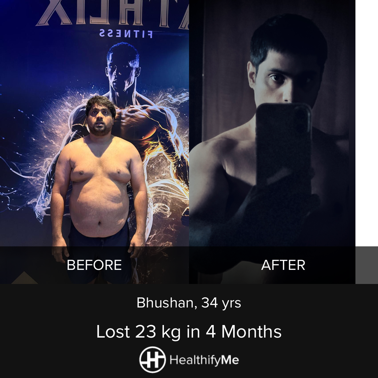 −23 kg in 4 months