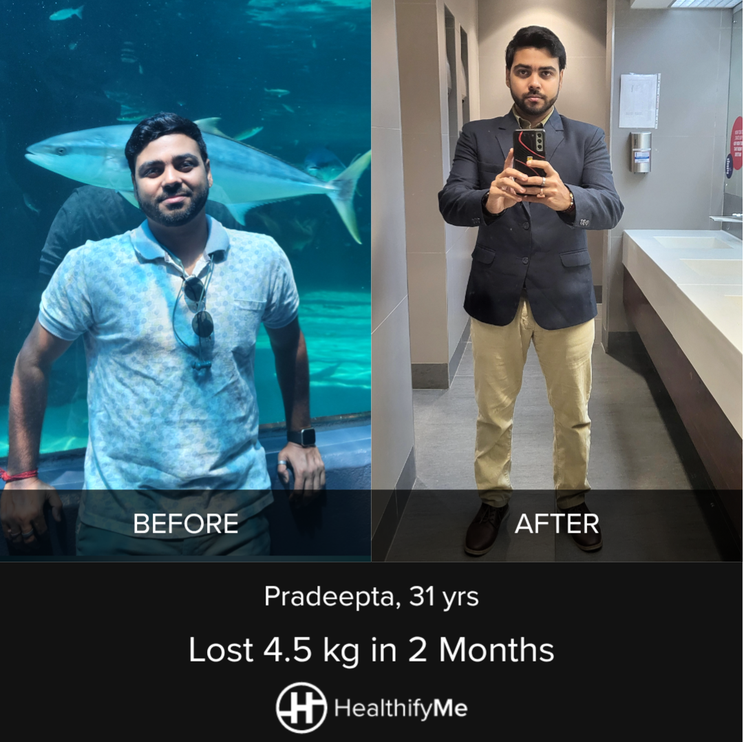 −4.5 kg in 2 months