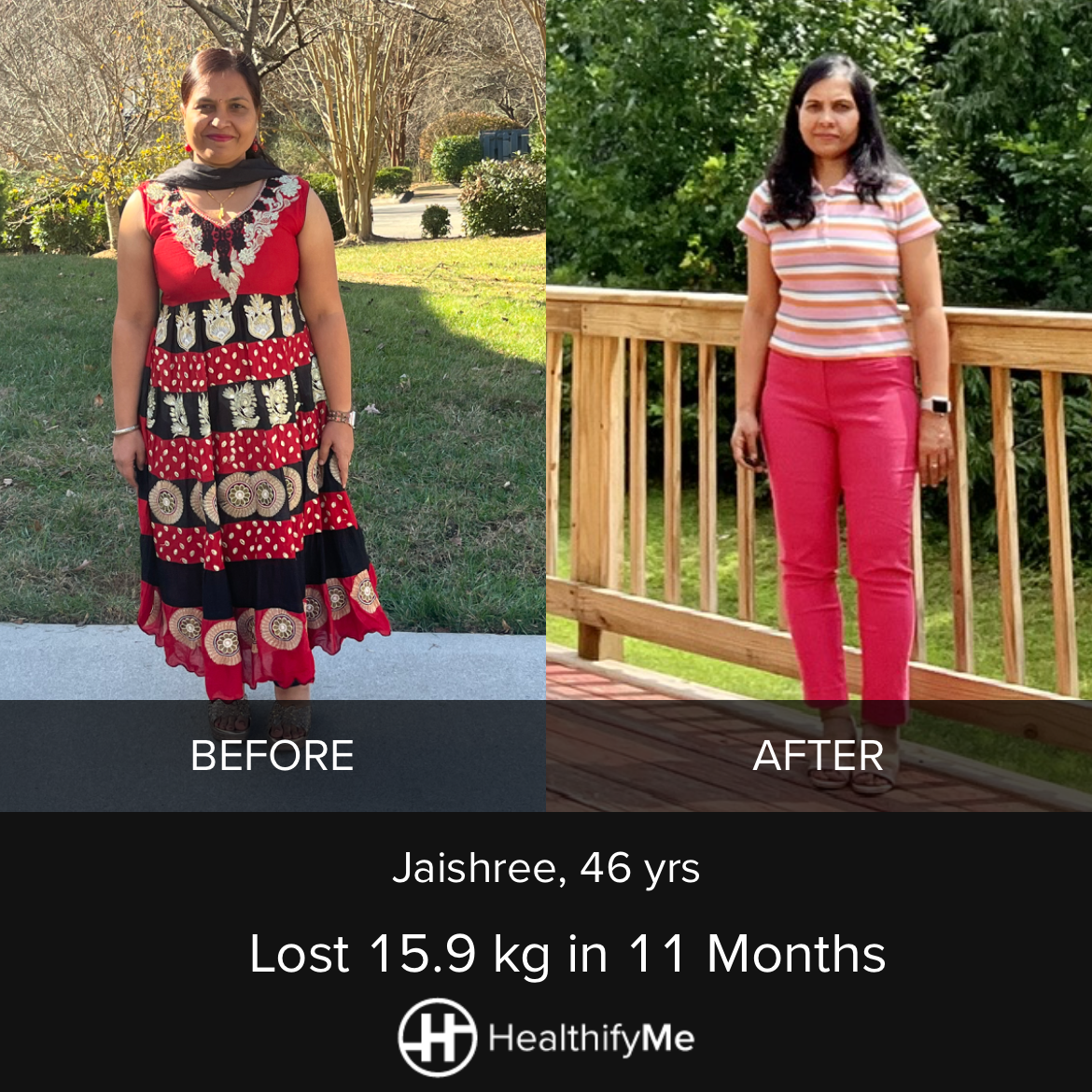 −15.9 kg in 11 months