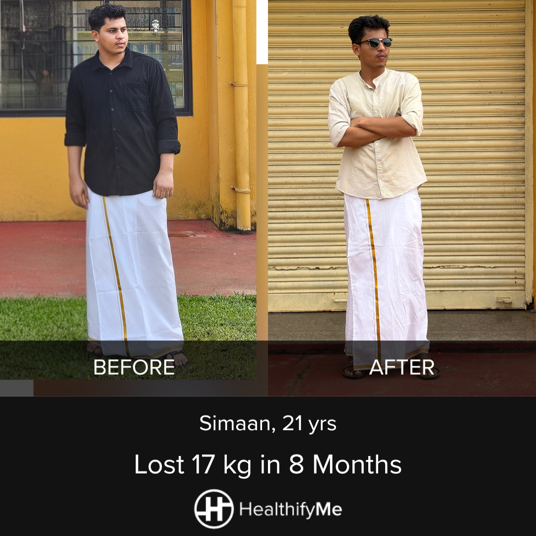 −17 kg in 8 months