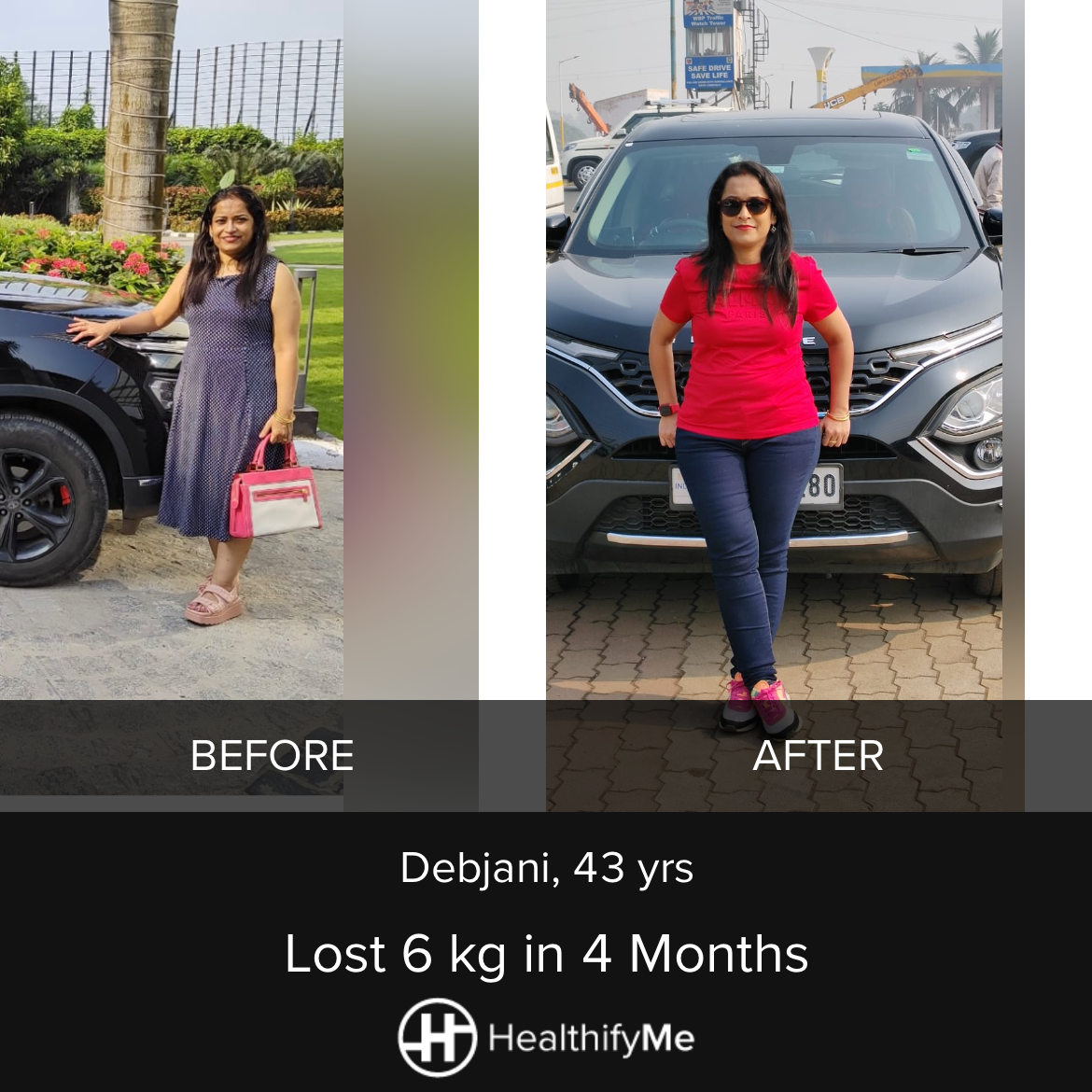 −6 kg in 4 months