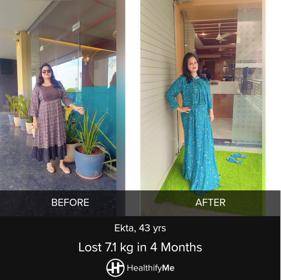 −7.1 kg in 4 months