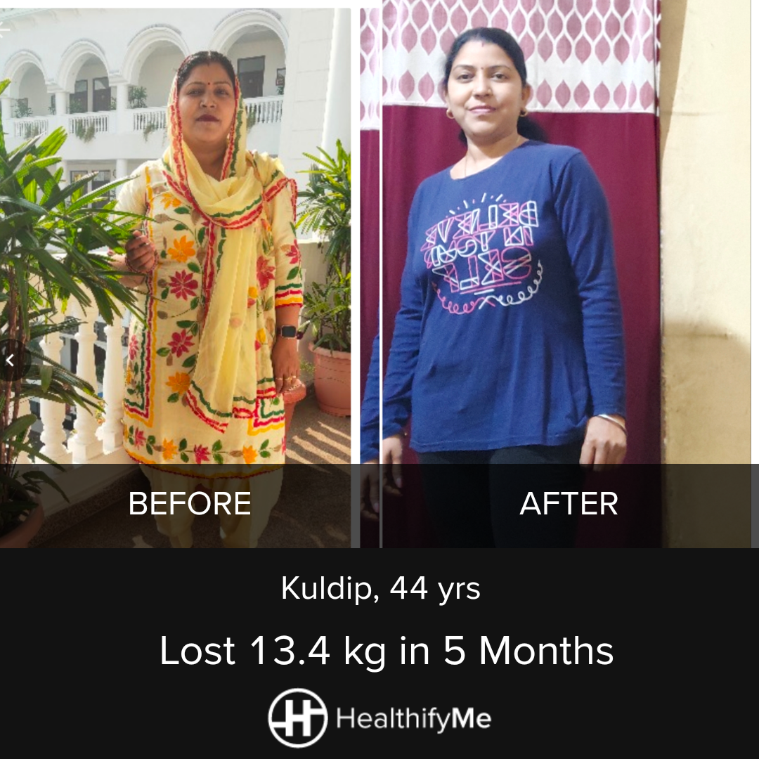 −13.4 kg in 5 months
