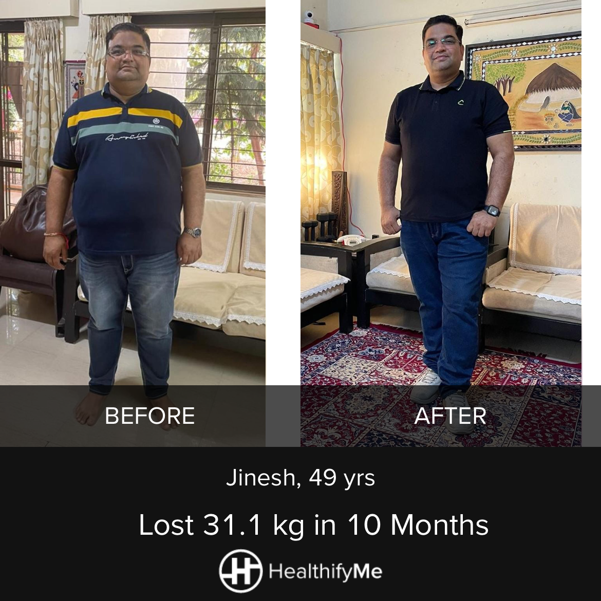 −31.1 kg in 10 months