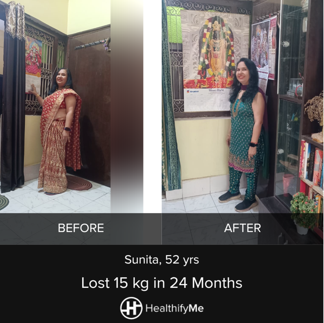 −15 kg in 2 years