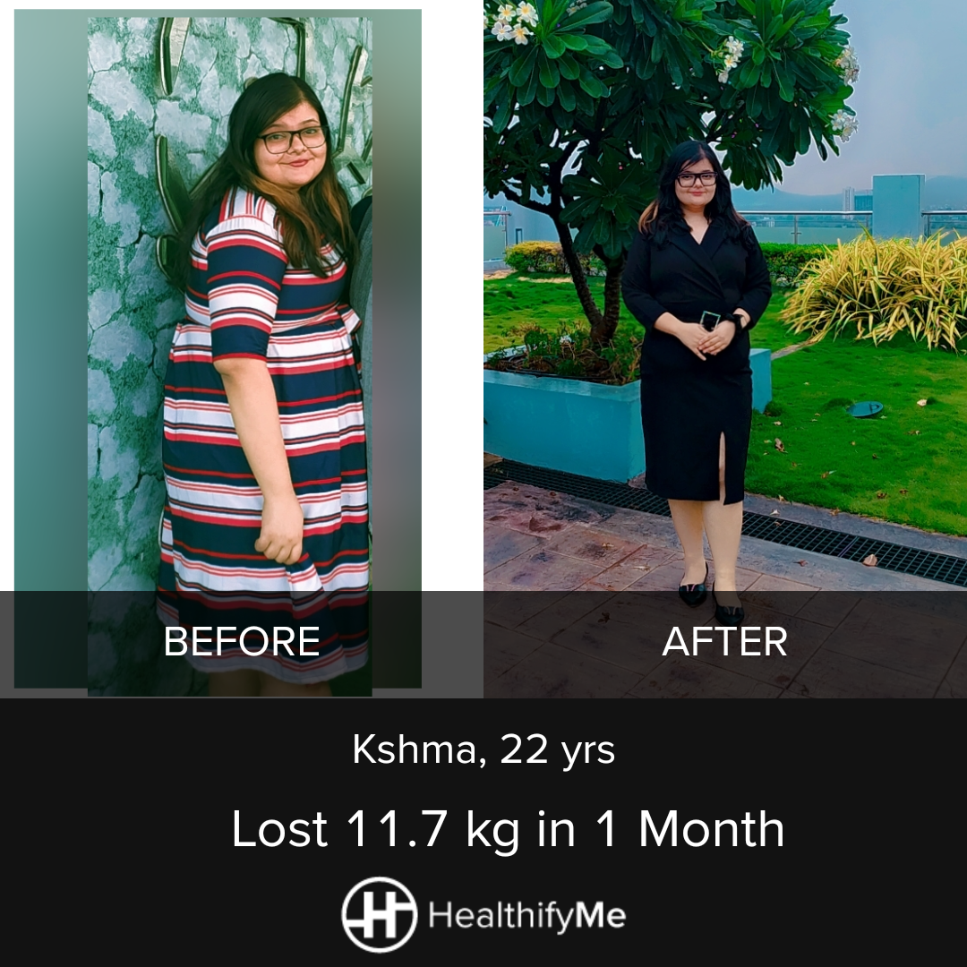 −11.7 kg in 1 month