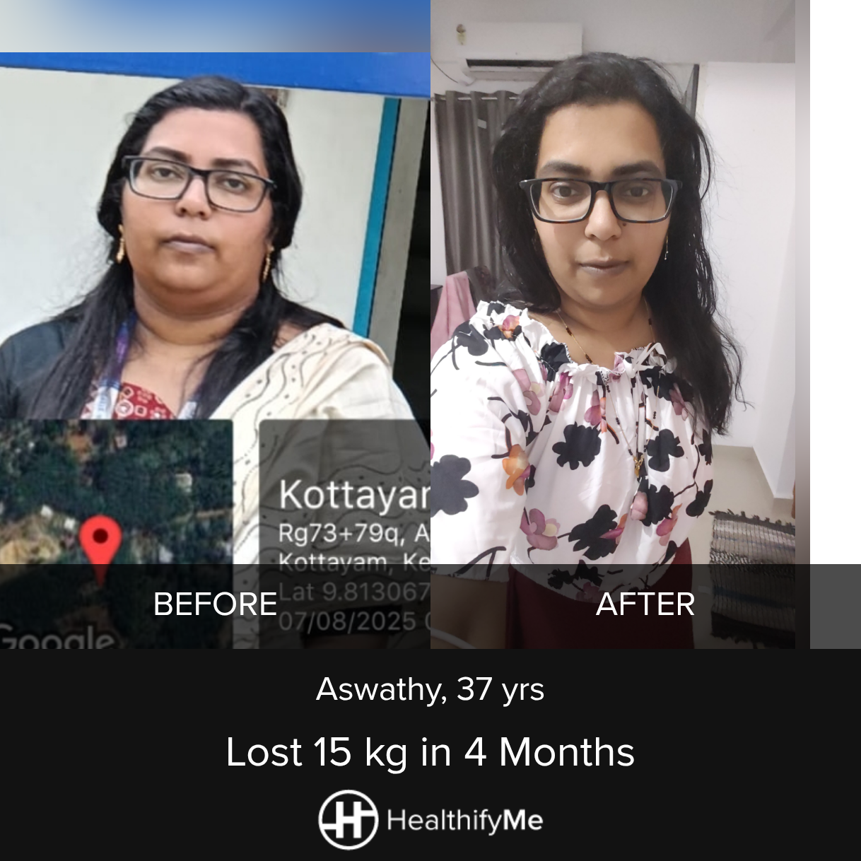 −15 kg in 4 months