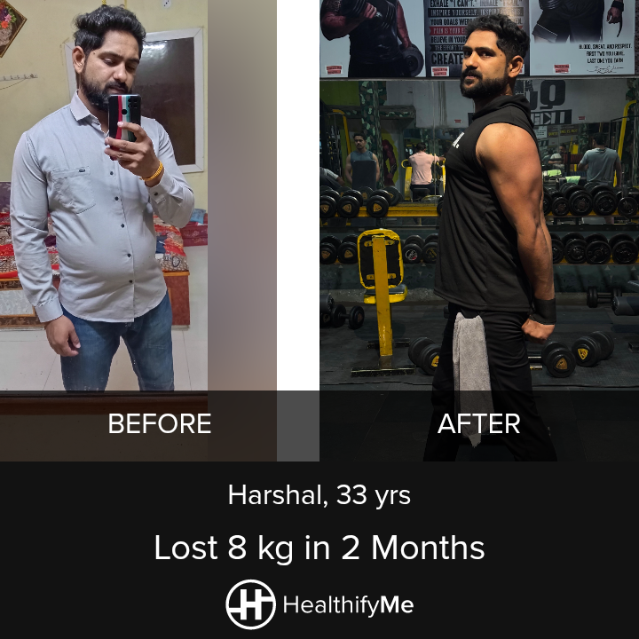 −8 kg in 2 months
