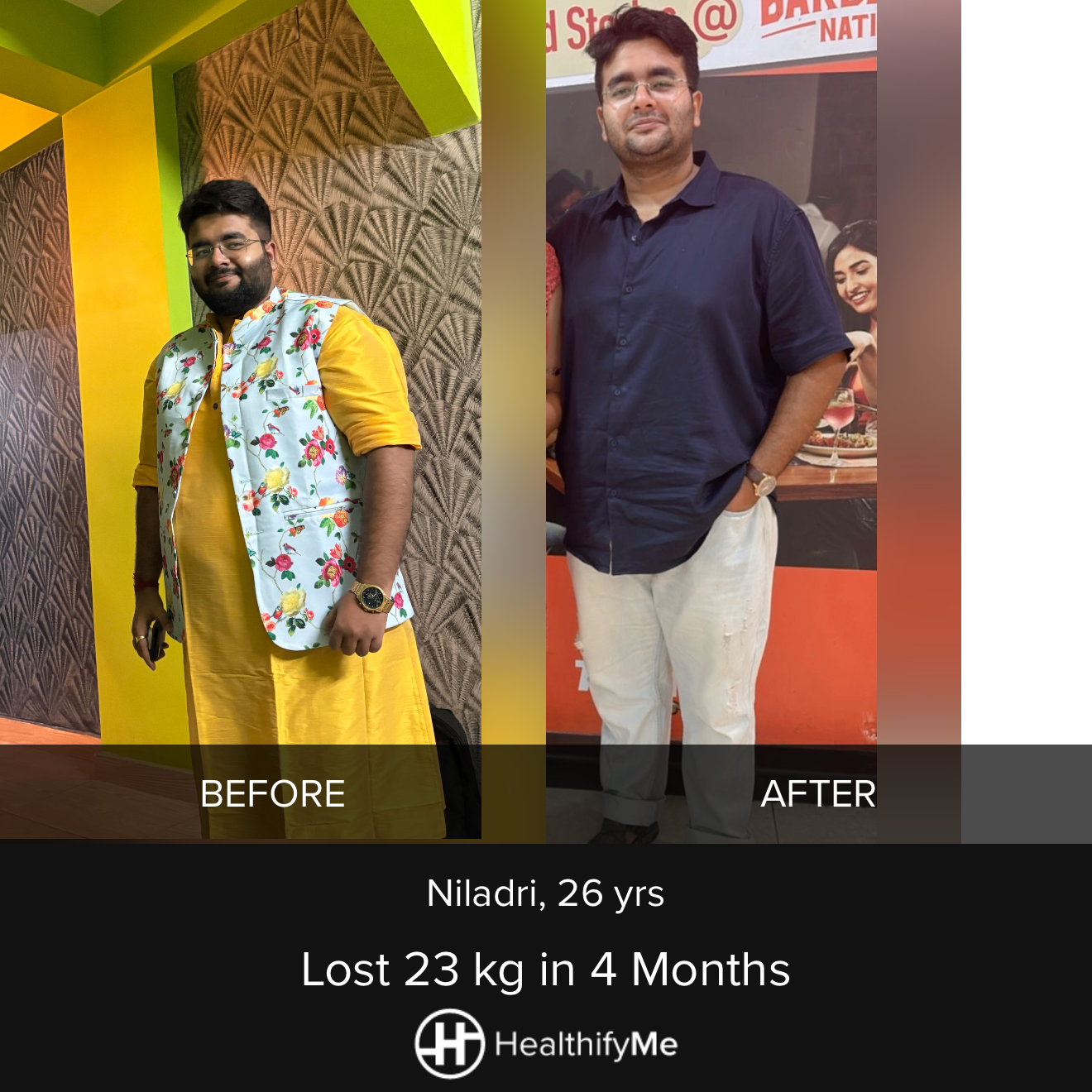 −23 kg in 4 months