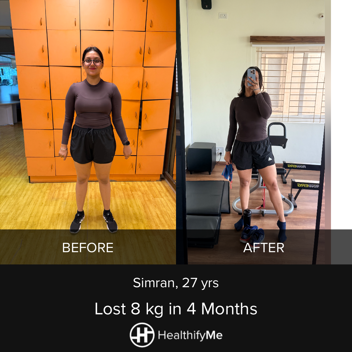 −8 kg in 4 months