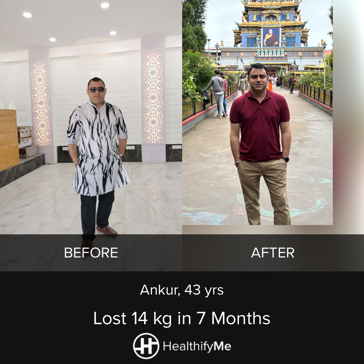 −14 kg in 7 months